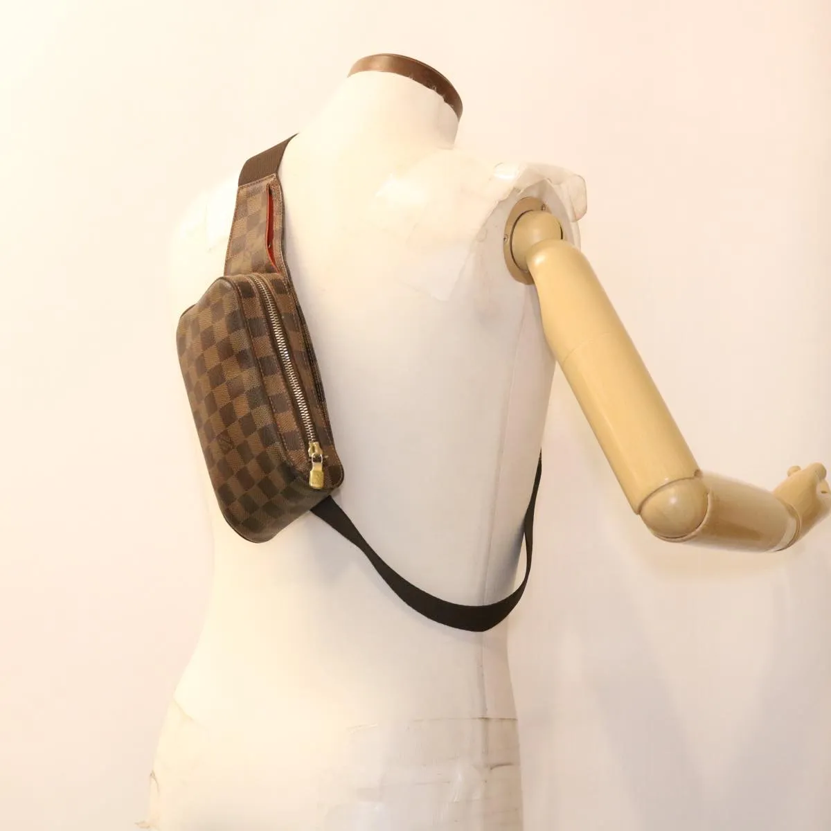 LOUIS VUITTON Damier Ebene Geronimos Shoulder Bag N51994 LV 39315