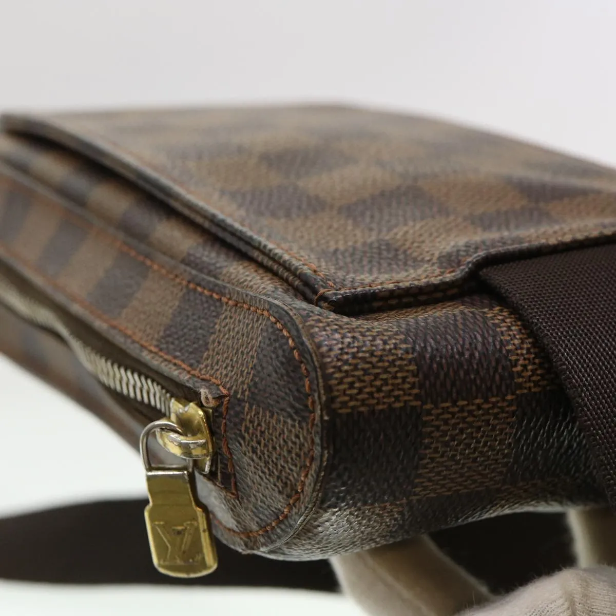LOUIS VUITTON Damier Ebene Geronimos Shoulder Bag N51994 LV 39315