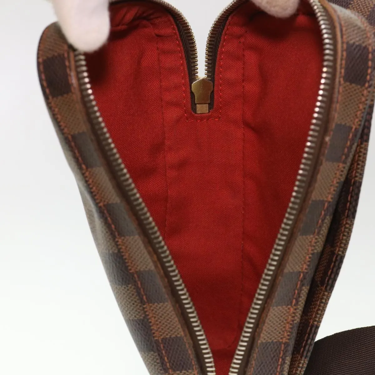 LOUIS VUITTON Damier Ebene Geronimos Shoulder Bag N51994 LV 39315