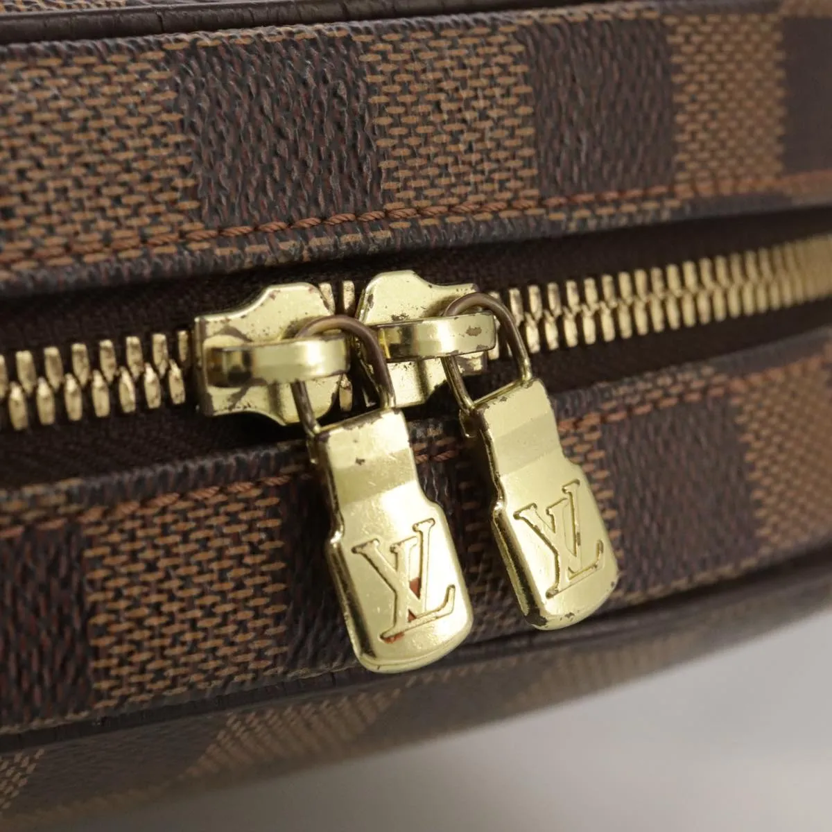 LOUIS VUITTON Damier Ebene Ipanema PM Shoulder Bag N51294 LV PP072
