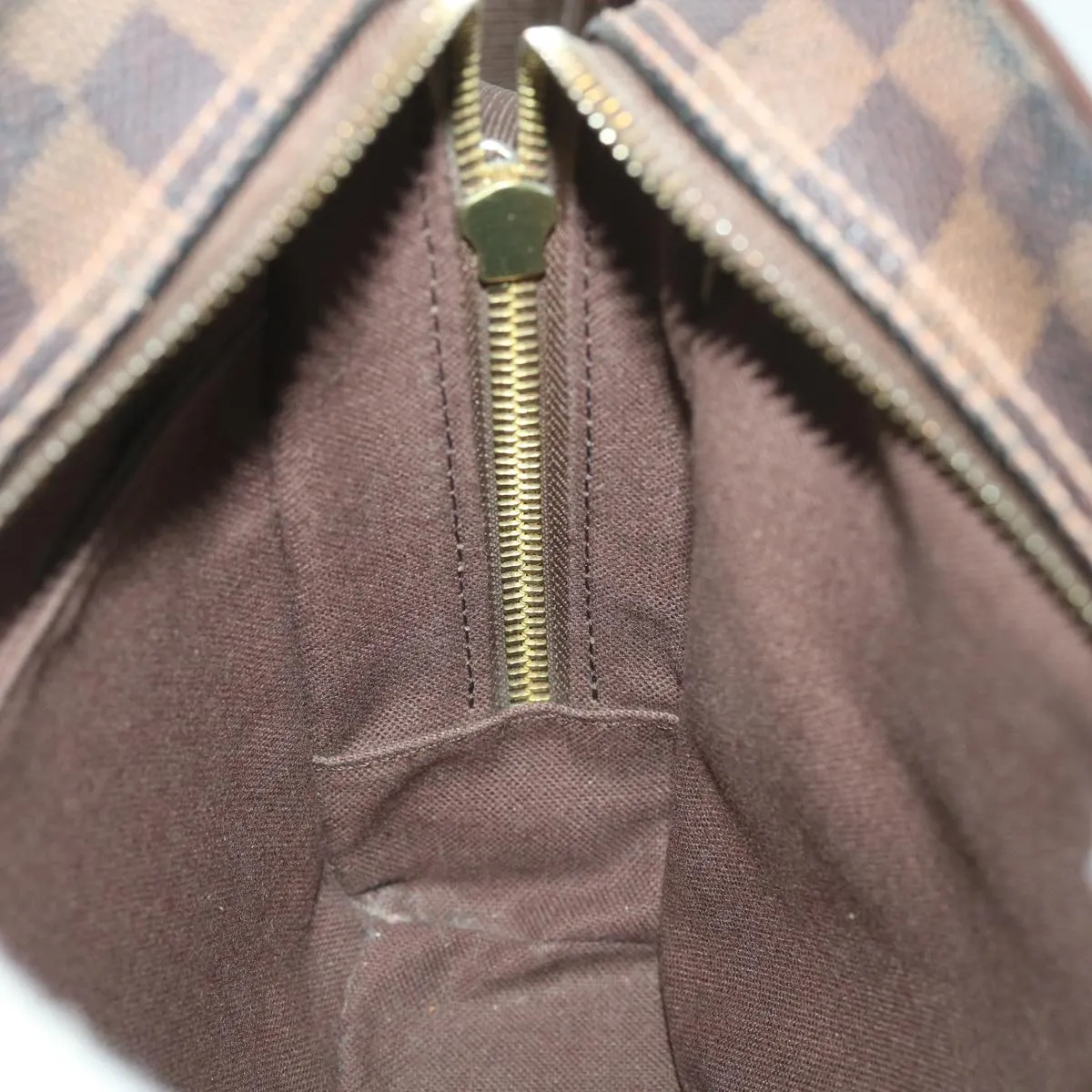 LOUIS VUITTON Damier Ebene Olaf PM Shoulder Bag N41442 LV bs4461