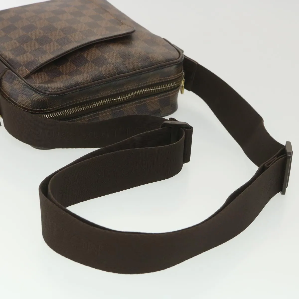 LOUIS VUITTON Damier Ebene Olaf PM Shoulder Bag N41442 LV bs4461