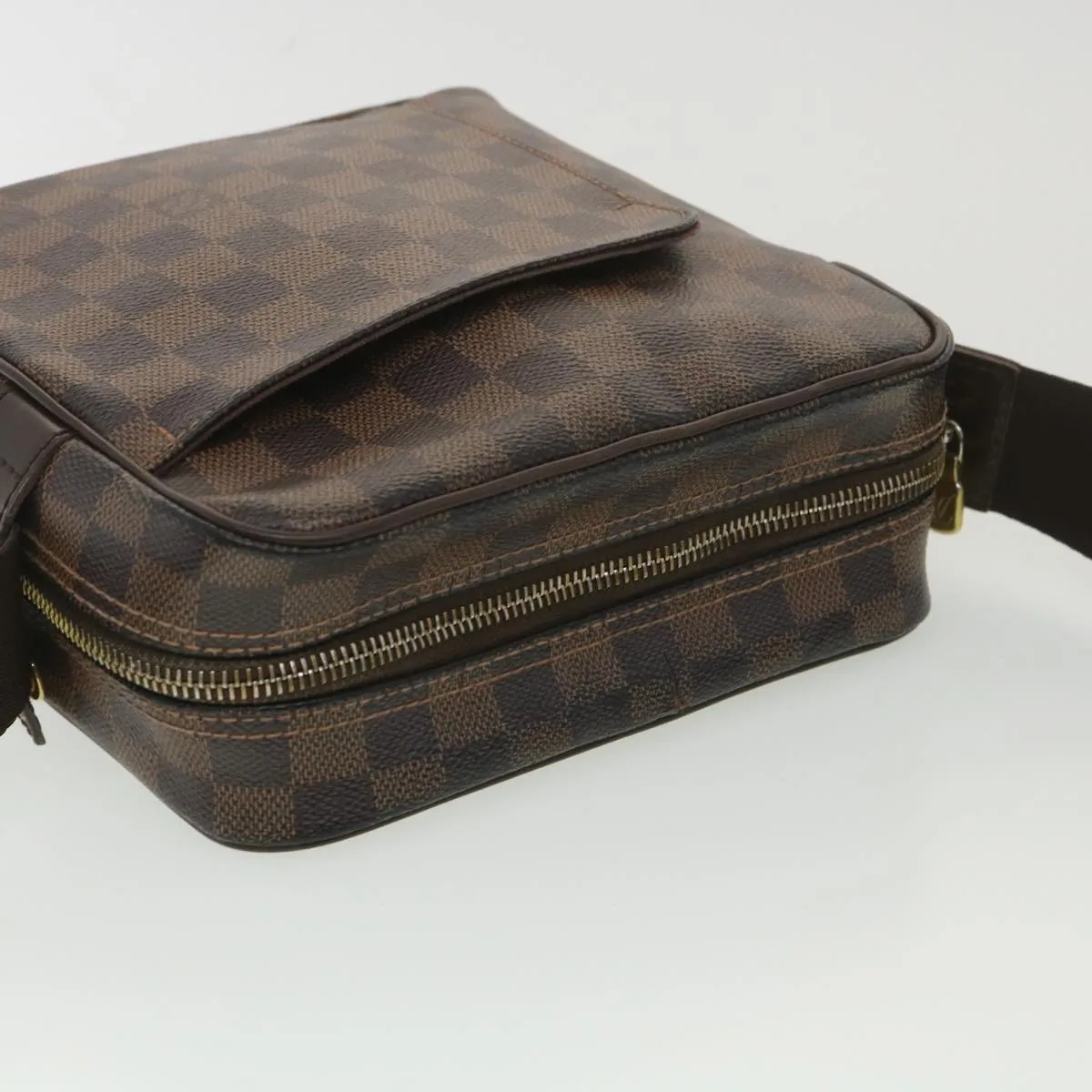 LOUIS VUITTON Damier Ebene Olaf PM Shoulder Bag N41442 LV bs4461
