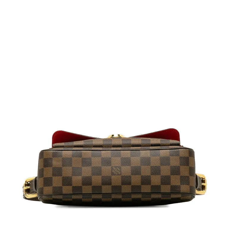 Louis Vuitton Damier Ravello GM N60006 Shoulder Bag PVC Leather Brown