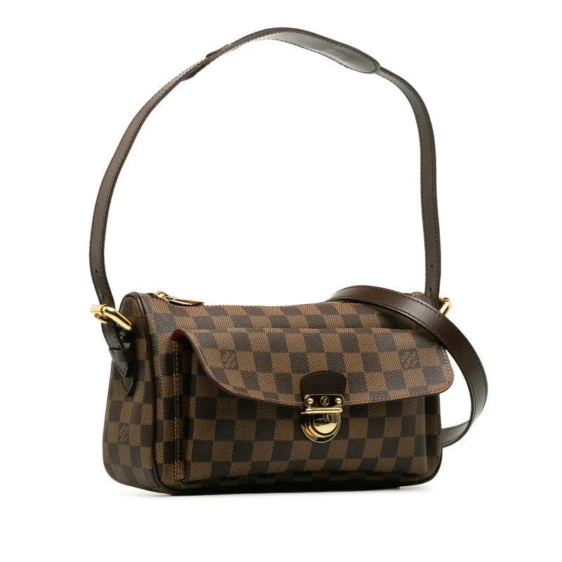 Louis Vuitton Damier Ravello GM N60006 Shoulder Bag PVC Leather Brown