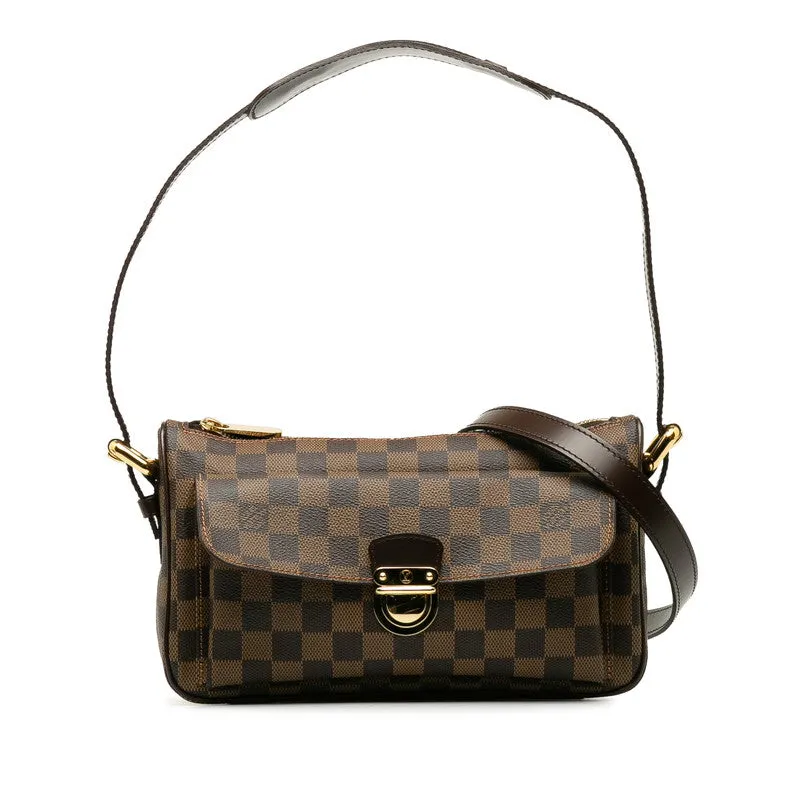 Louis Vuitton Damier Ravello GM N60006 Shoulder Bag PVC Leather Brown