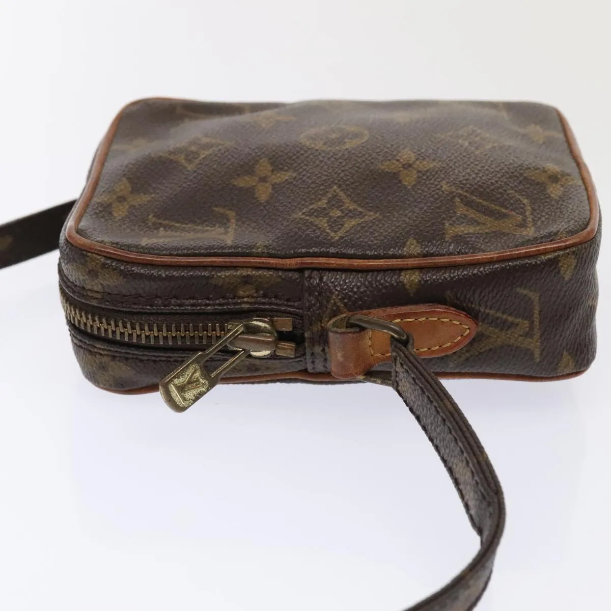 Louis Vuitton Danube Brown Canvas Shoulder Bag