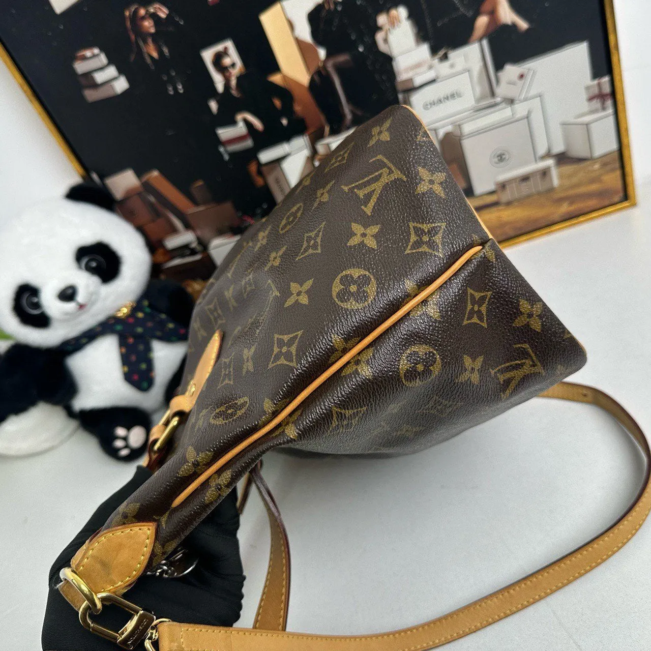 Louis Vuitton Delightful Monogram Brown Shoulder Bag