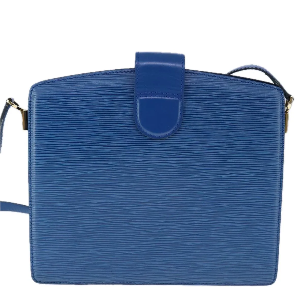 LOUIS VUITTON Epi Capuchin Shoulder Bag Blue M52345 LV 106904