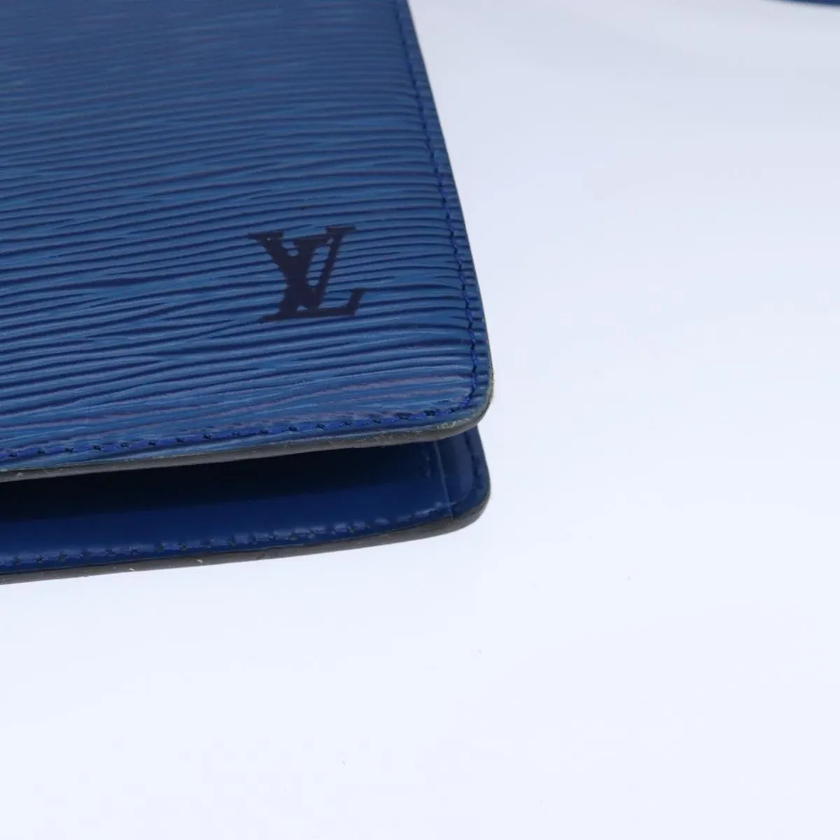 LOUIS VUITTON Epi Capuchin Shoulder Bag Blue M52345 LV 106904