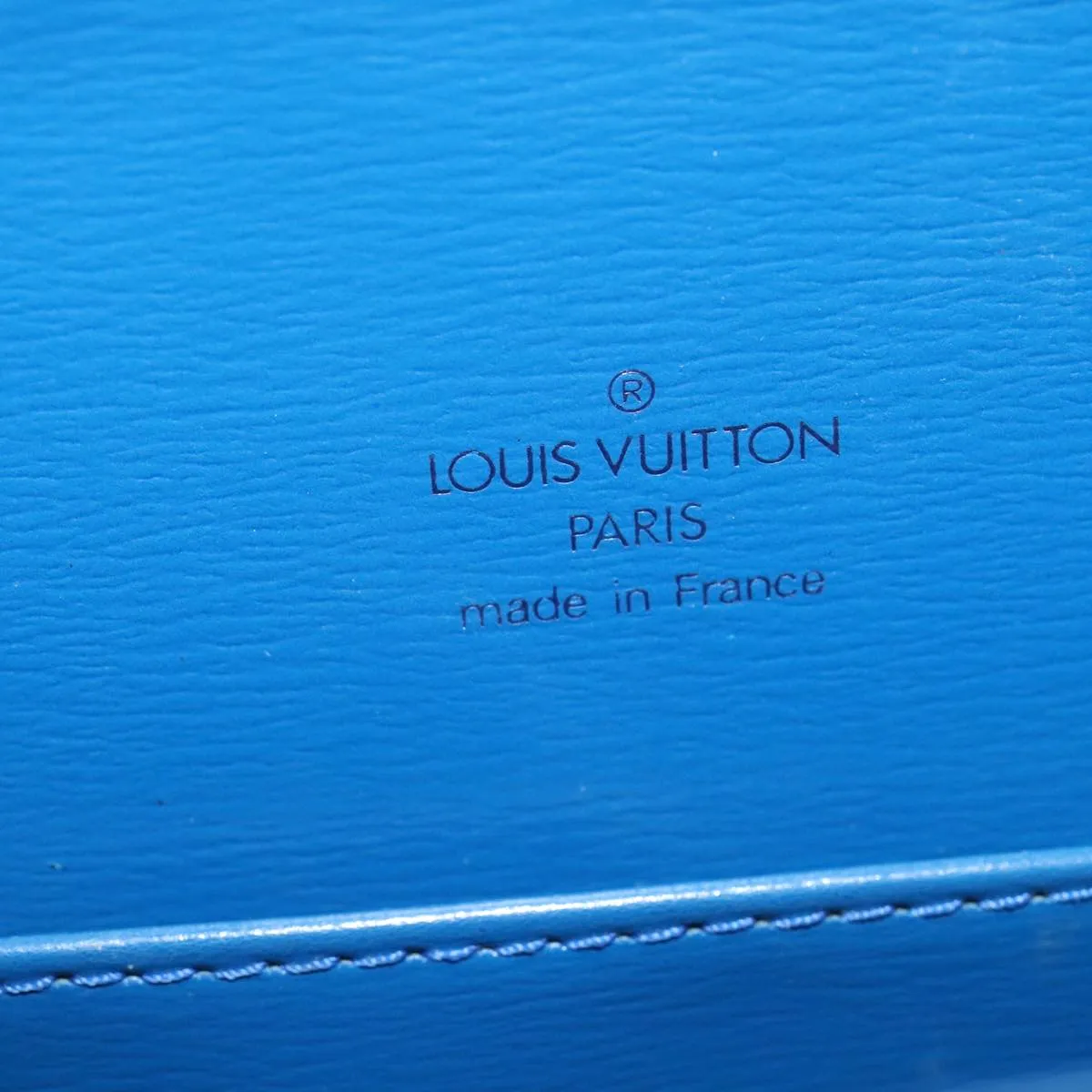 LOUIS VUITTON Epi Capuchin Shoulder Bag Blue M52345 LV 106904