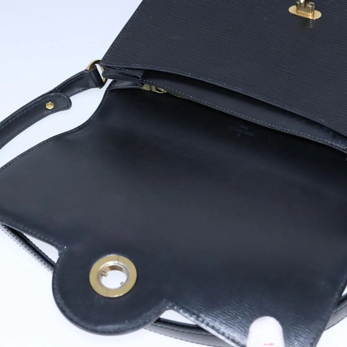 LOUIS VUITTON Epi Free Run Shoulder Bag Black M52402 LV 105895