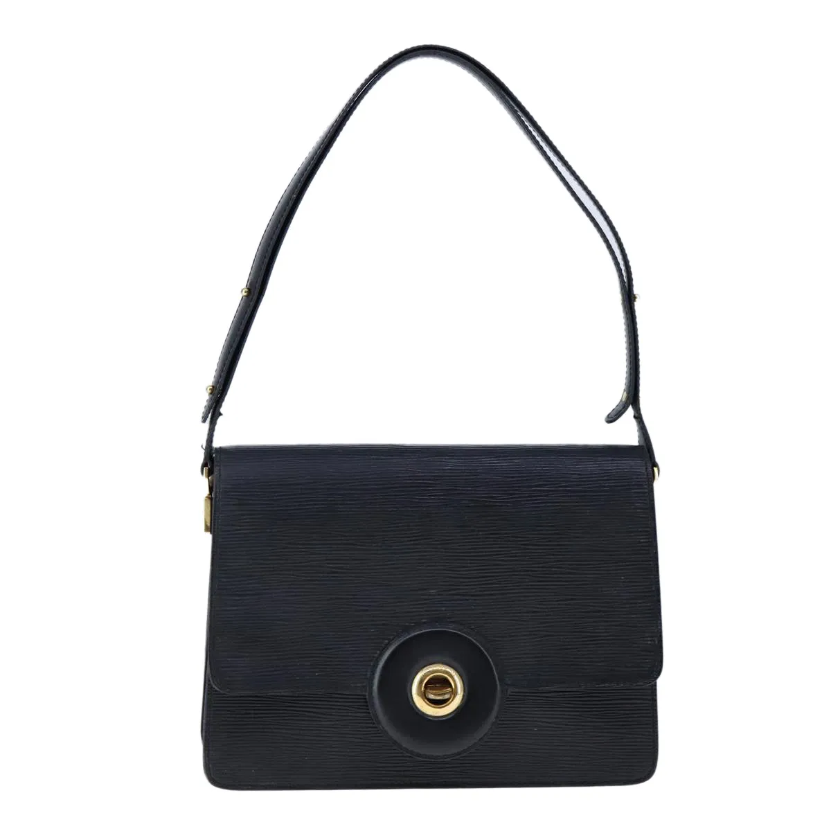 LOUIS VUITTON Epi Free Run Shoulder Bag Black M52402 LV 105895