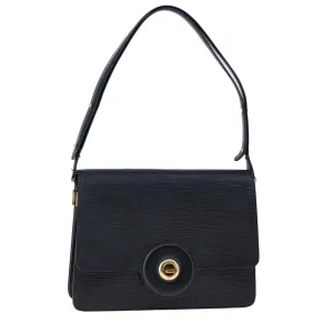 LOUIS VUITTON Epi Free Run Shoulder Bag Black M52402 LV 105895