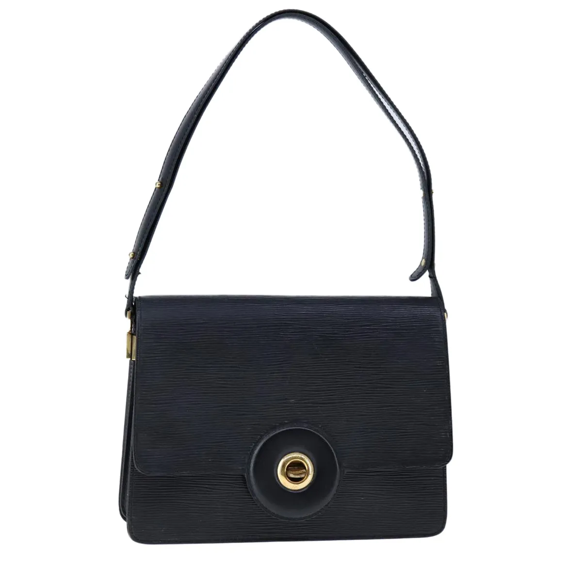 LOUIS VUITTON Epi Free Run Shoulder Bag Black M52402 LV 105895