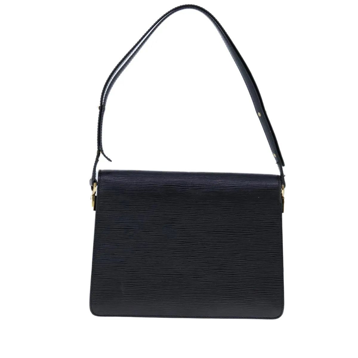 LOUIS VUITTON Epi Free Run Shoulder Bag Black M52402 LV 105895