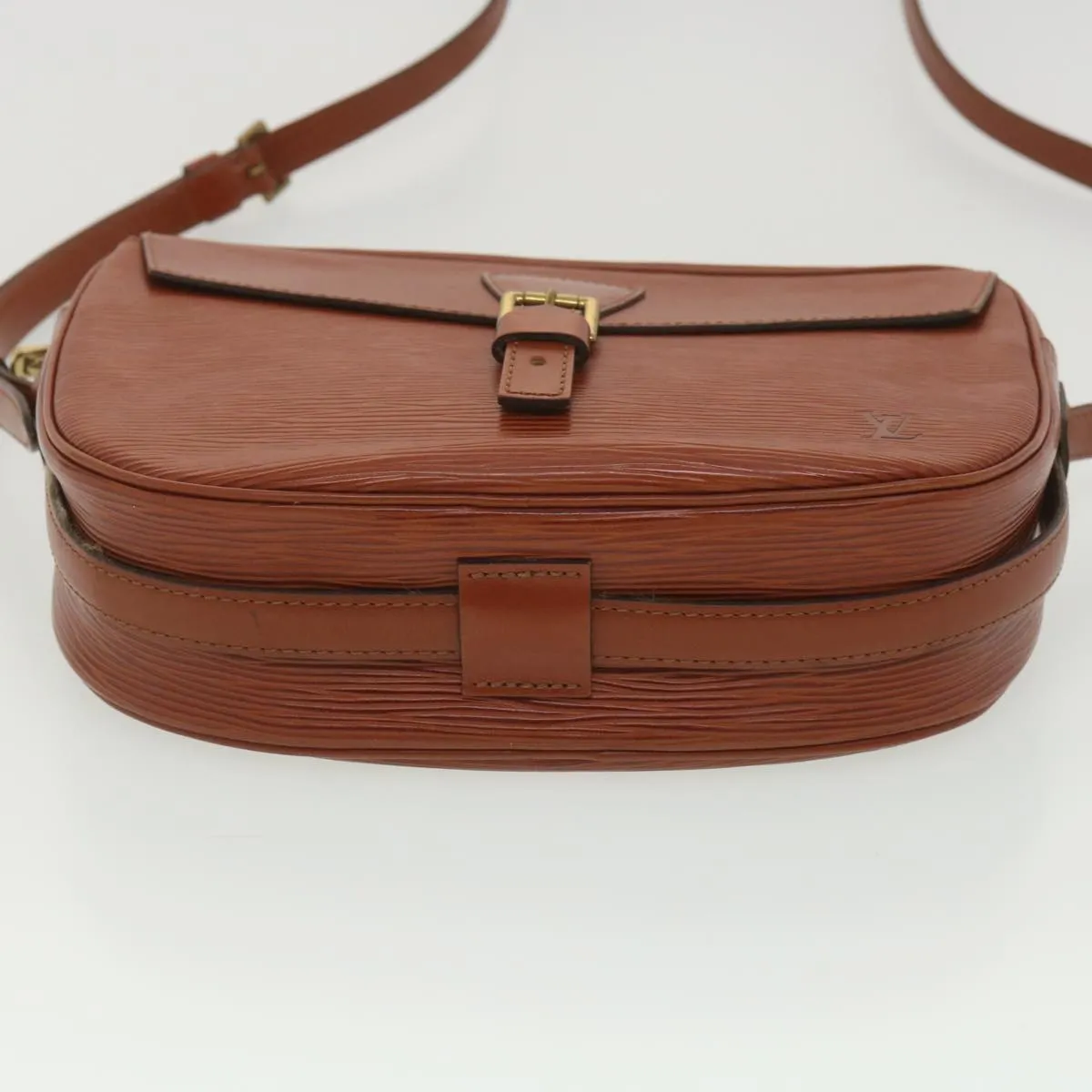 LOUIS VUITTON Epi June Feuille Shoulder Bag Brown Kenya M52153 LV 38759