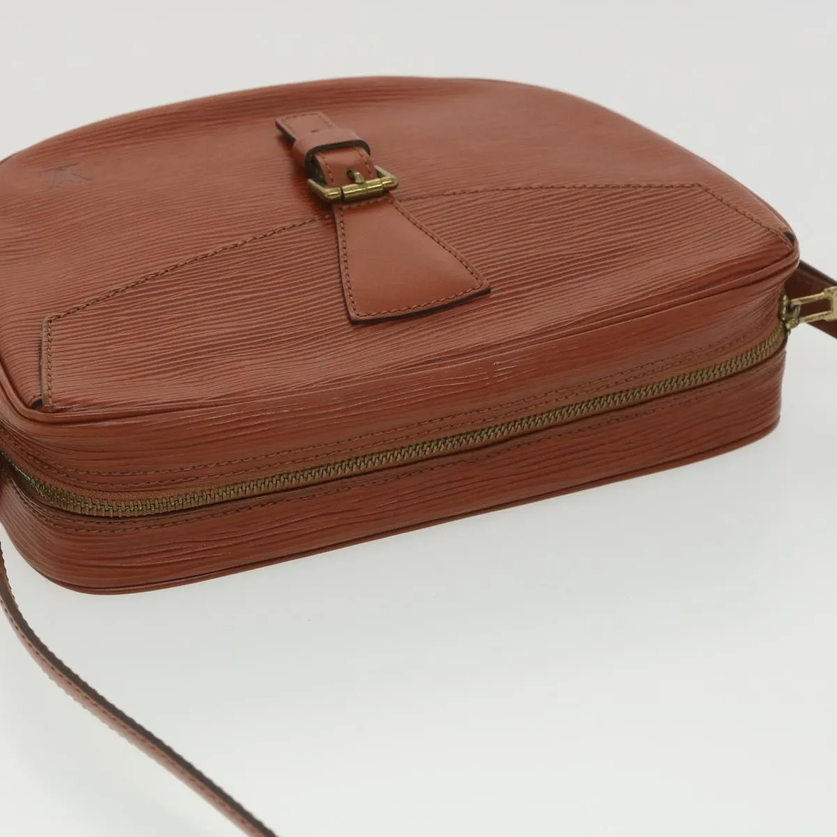 LOUIS VUITTON Epi June Feuille Shoulder Bag Brown Kenya M52153 LV 38759