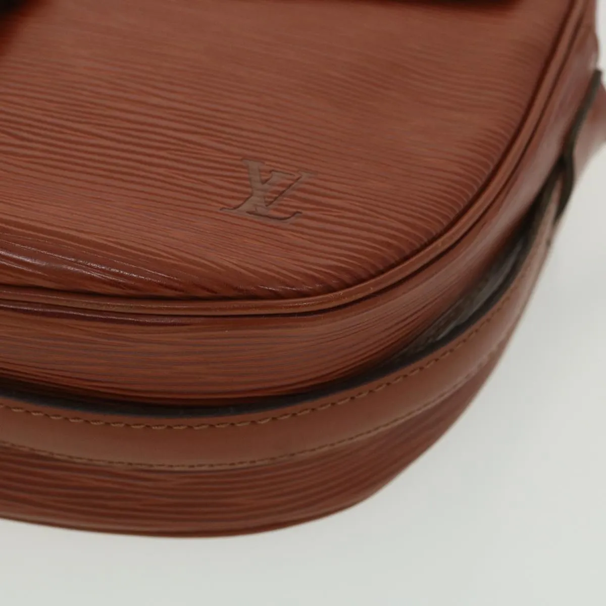 LOUIS VUITTON Epi June Feuille Shoulder Bag Brown Kenya M52153 LV 38759