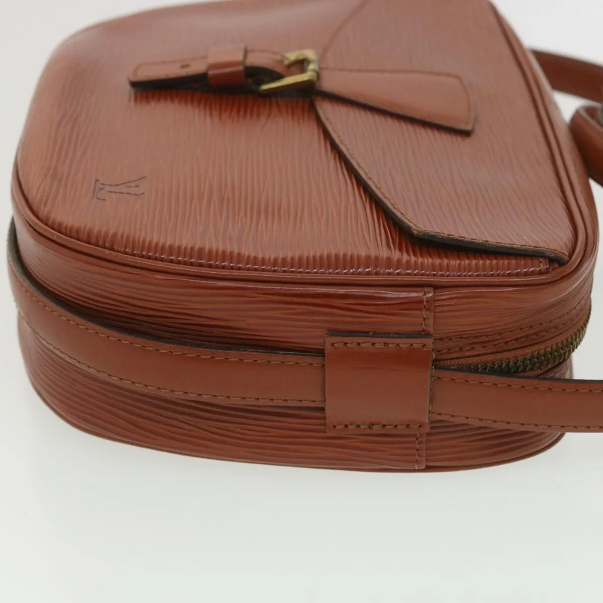 LOUIS VUITTON Epi June Feuille Shoulder Bag Brown Kenya M52153 LV 38759