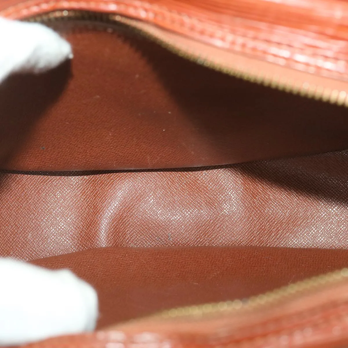 LOUIS VUITTON Epi June Feuille Shoulder Bag Brown Kenya M52153 LV 38759