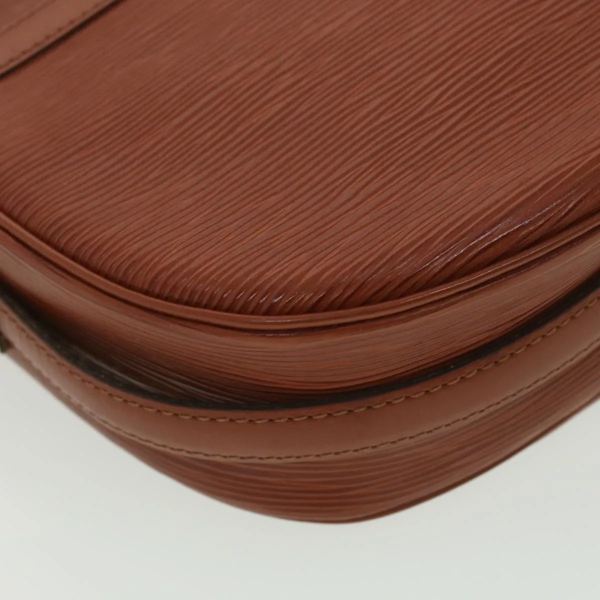 LOUIS VUITTON Epi June Feuille Shoulder Bag Brown Kenya M52153 LV 38759