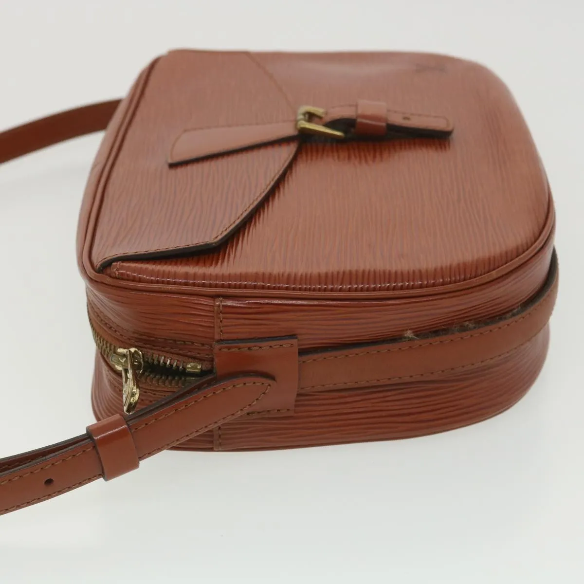 LOUIS VUITTON Epi June Feuille Shoulder Bag Brown Kenya M52153 LV 38759