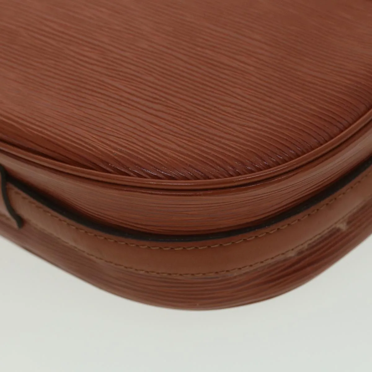 LOUIS VUITTON Epi June Feuille Shoulder Bag Brown Kenya M52153 LV 38759