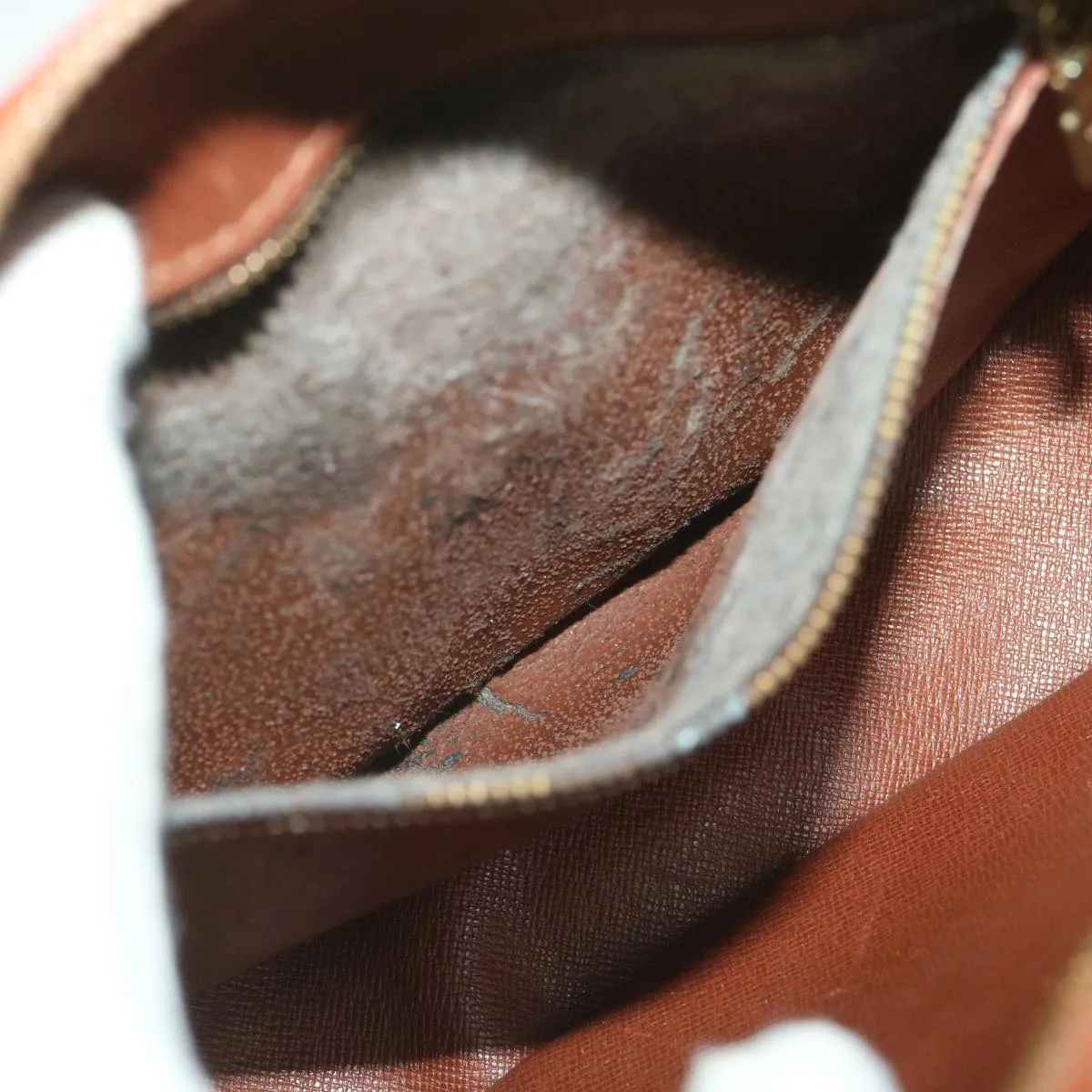 LOUIS VUITTON Epi June Feuille Shoulder Bag Brown Kenya M52153 LV 38759