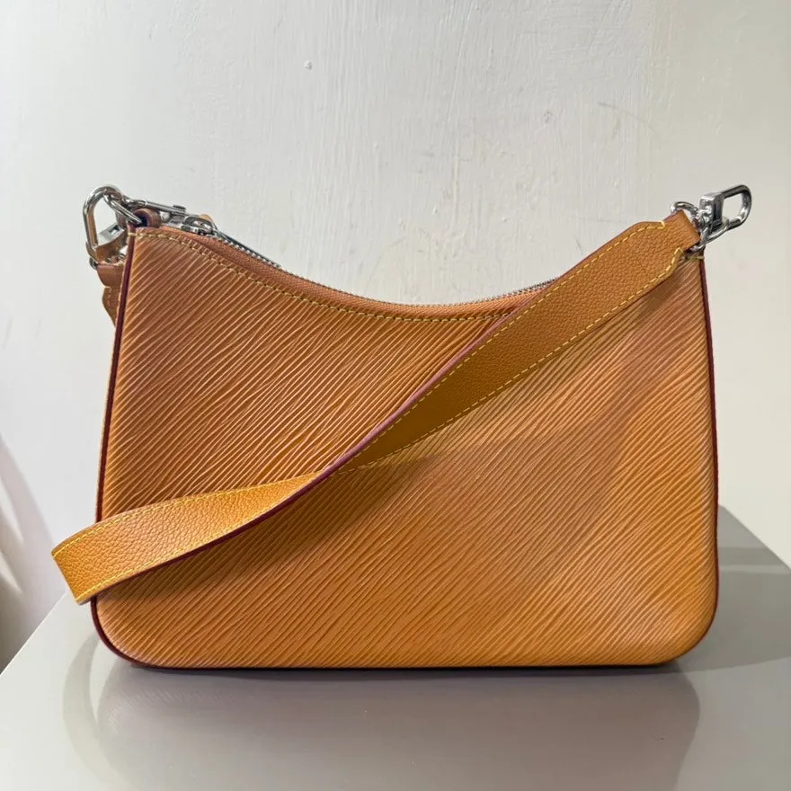 Louis Vuitton Epi Leather 2way Small Shoulder Bag Yellow