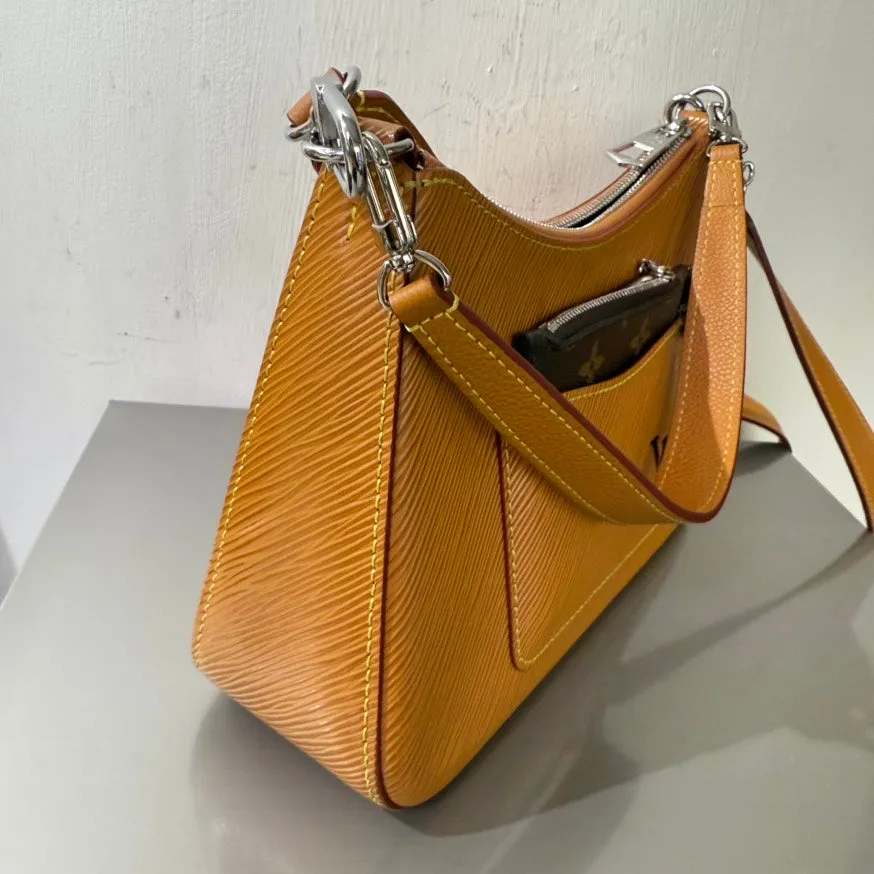 Louis Vuitton Epi Leather 2way Small Shoulder Bag Yellow