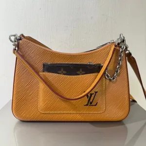 Louis Vuitton Epi Leather 2way Small Shoulder Bag Yellow