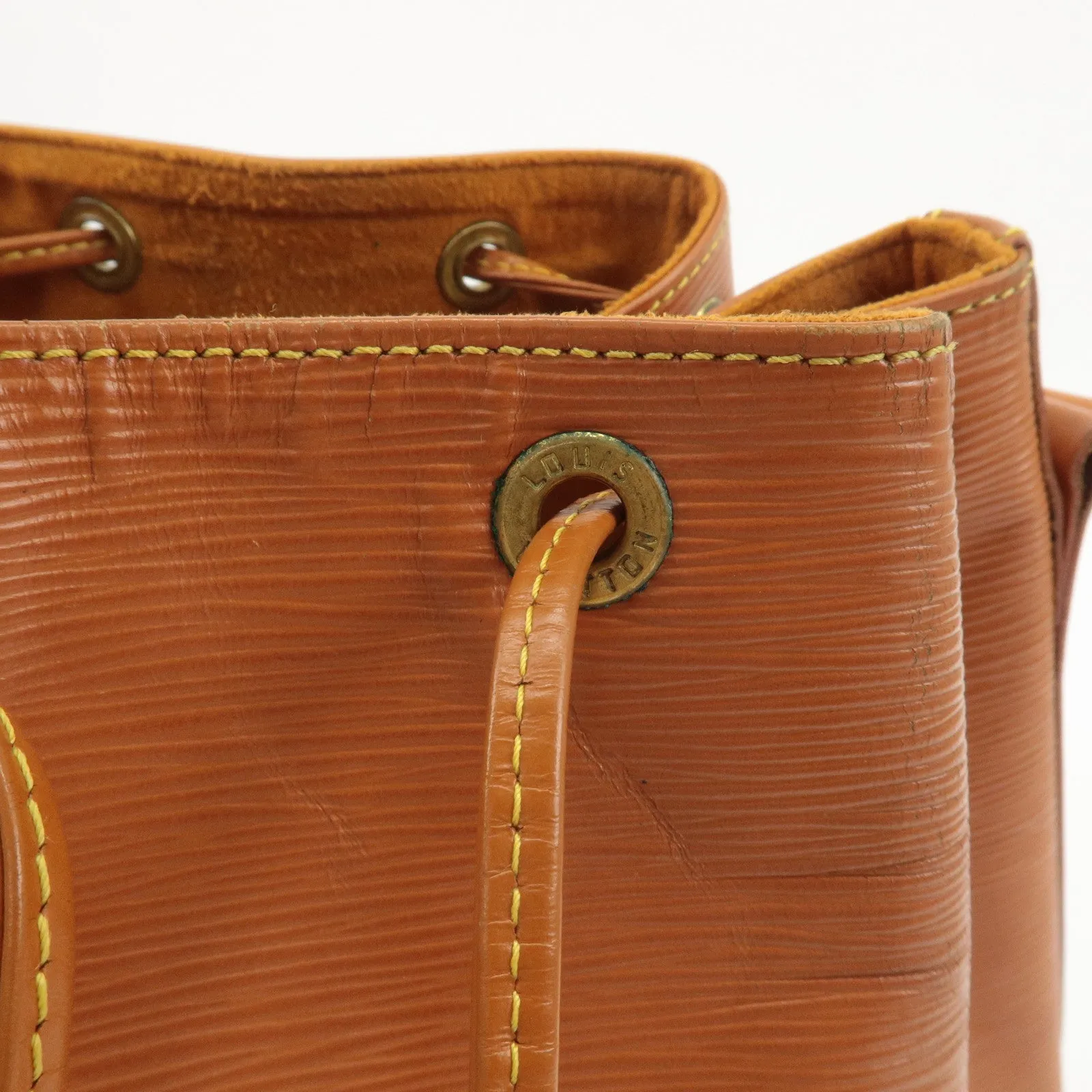 Louis Vuitton Epi Leather Noe Shoulder Bag Zipang Gold M44008