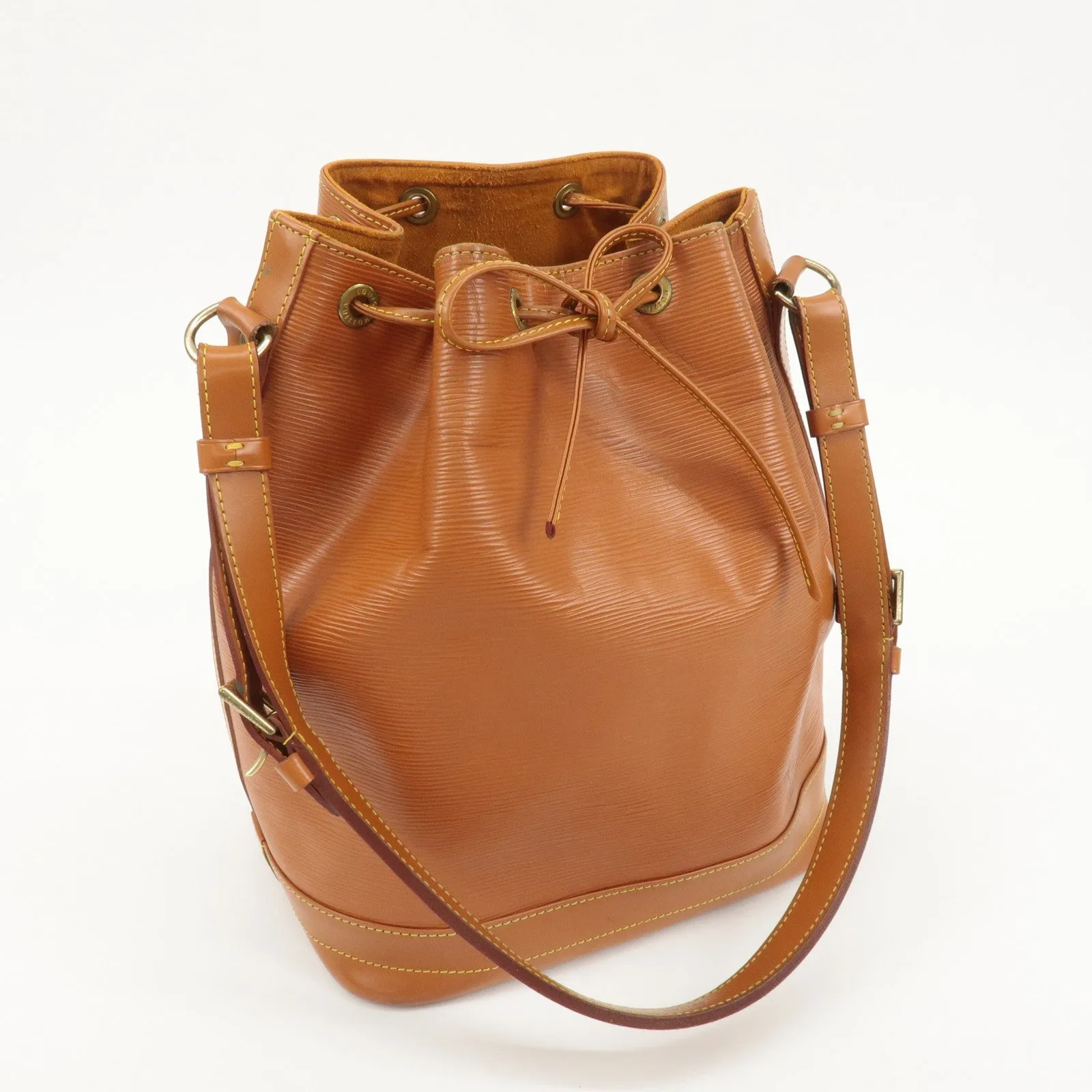 Louis Vuitton Epi Leather Noe Shoulder Bag Zipang Gold M44008