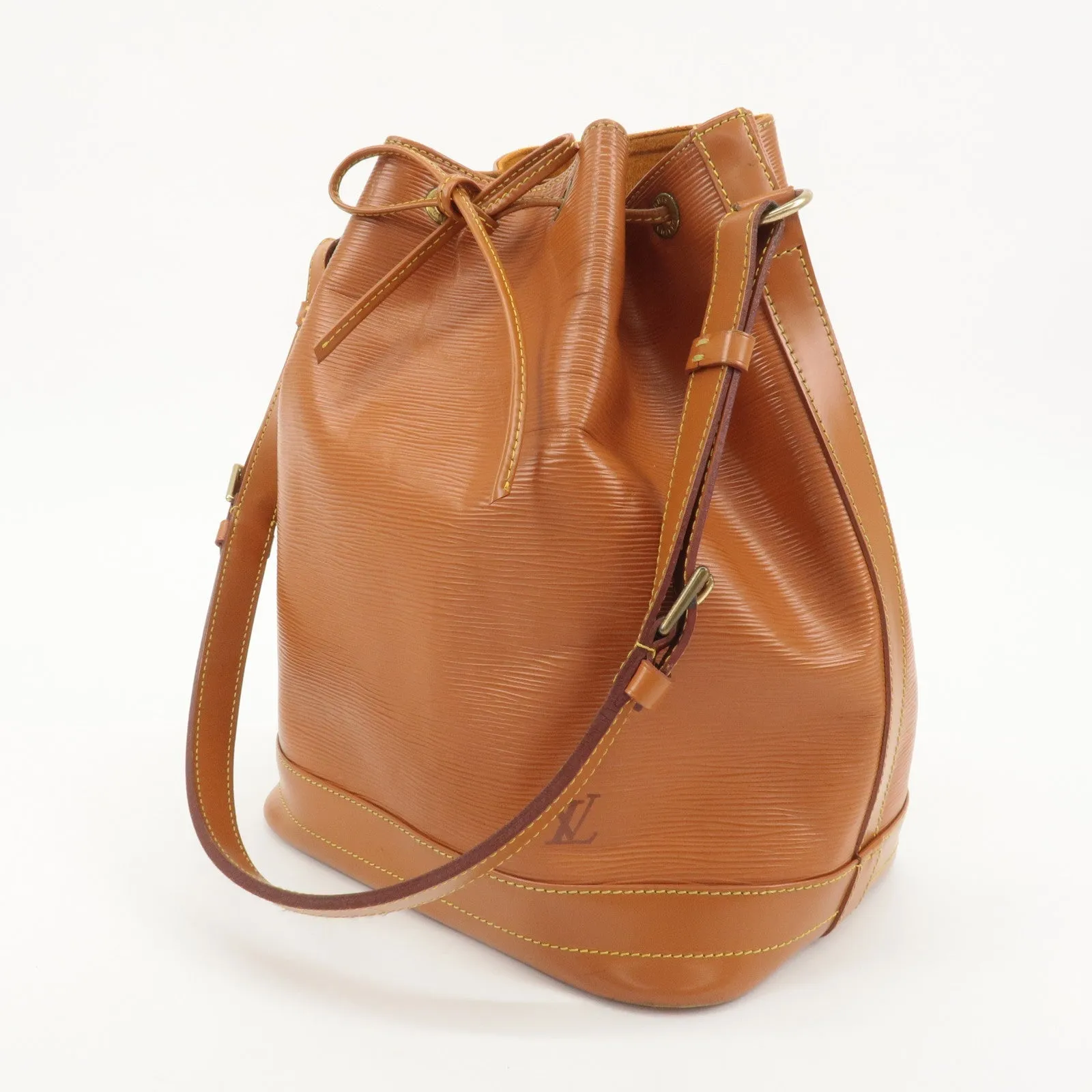 Louis Vuitton Epi Leather Noe Shoulder Bag Zipang Gold M44008