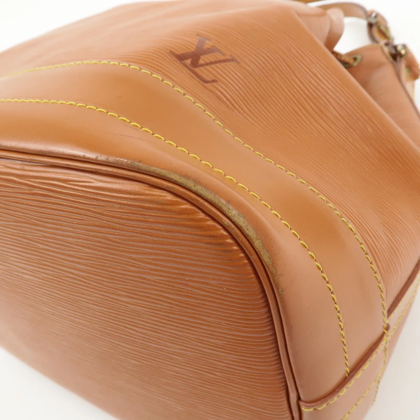 Louis Vuitton Epi Leather Noe Shoulder Bag Zipang Gold M44008
