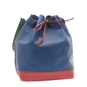 LOUIS VUITTON Epi Noe Tricolor Shoulder Bag Red Blue Green M44082 LV th1977