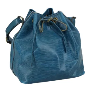 LOUIS VUITTON Epi Petit Noe Shoulder Bag Blue M44105 LV 104365