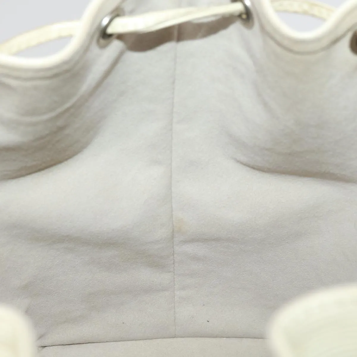 LOUIS VUITTON Epi Petit Noe Shoulder Bag White Yvoire M4084J LV 39066