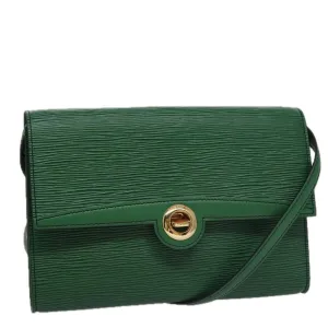 LOUIS VUITTON Epi Pochette Arche Shoulder Bag Green M52574 LV 104383
