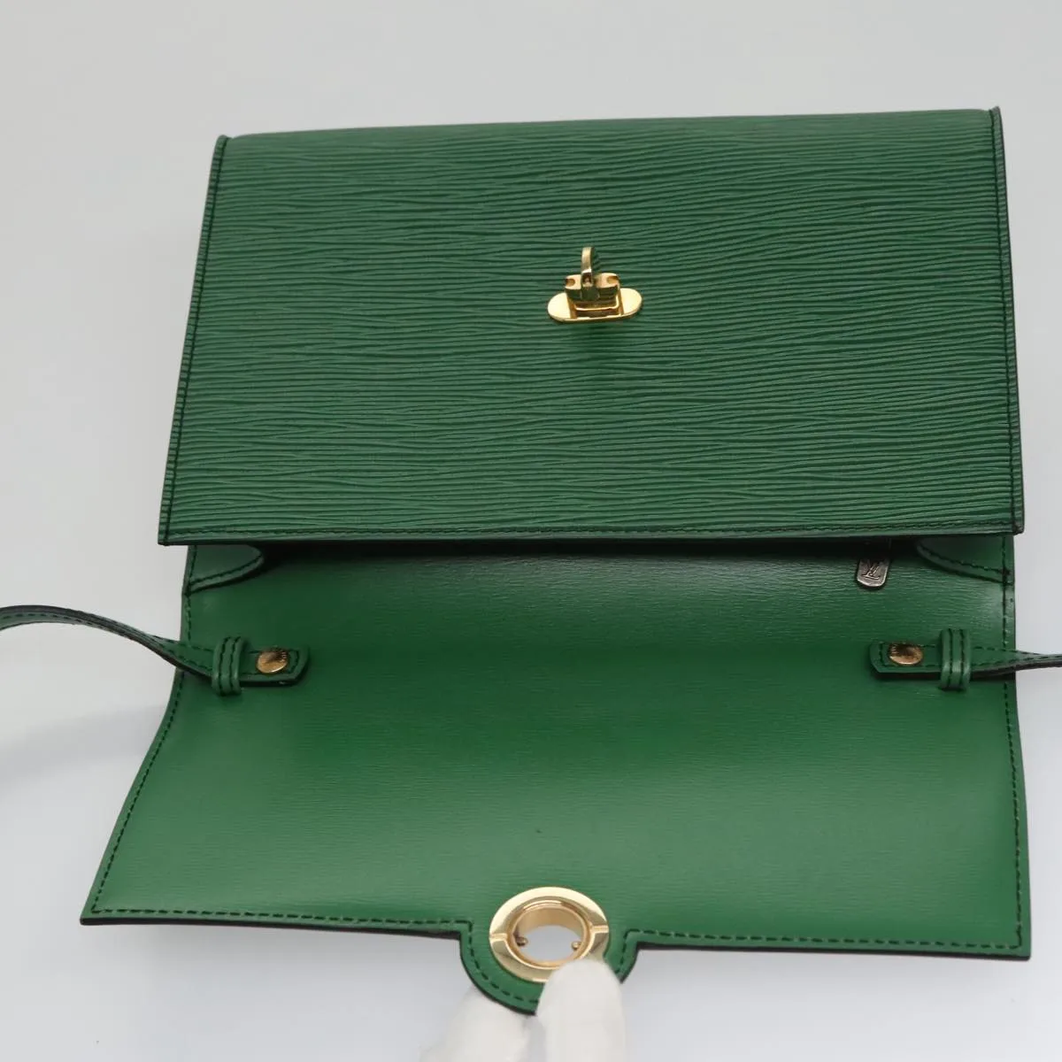 LOUIS VUITTON Epi Pochette Arche Shoulder Bag Green M52574 LV 104383