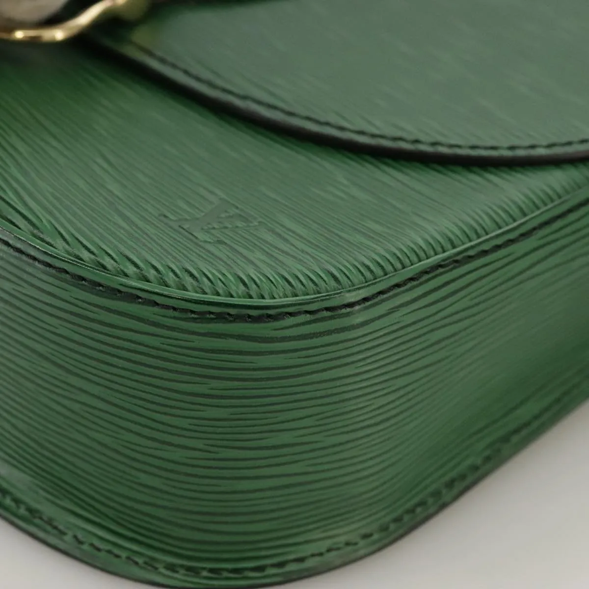 LOUIS VUITTON Epi Saint Cloud GM Shoulder Bag Green M52194 LV 104049