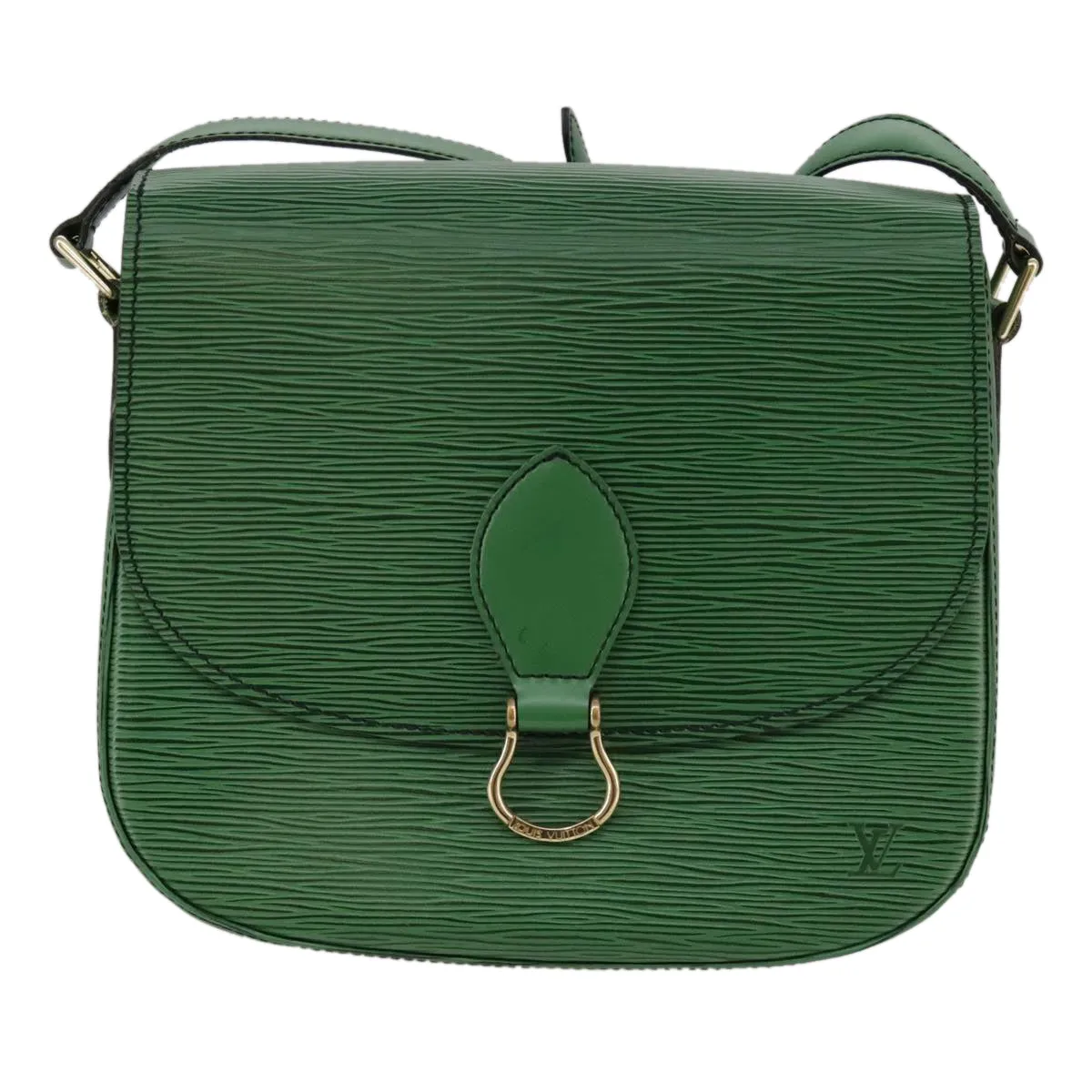 LOUIS VUITTON Epi Saint Cloud GM Shoulder Bag Green M52194 LV 104049