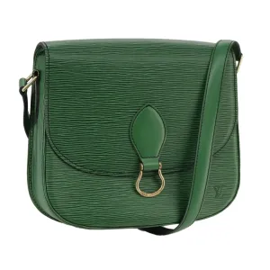 LOUIS VUITTON Epi Saint Cloud GM Shoulder Bag Green M52194 LV 104049