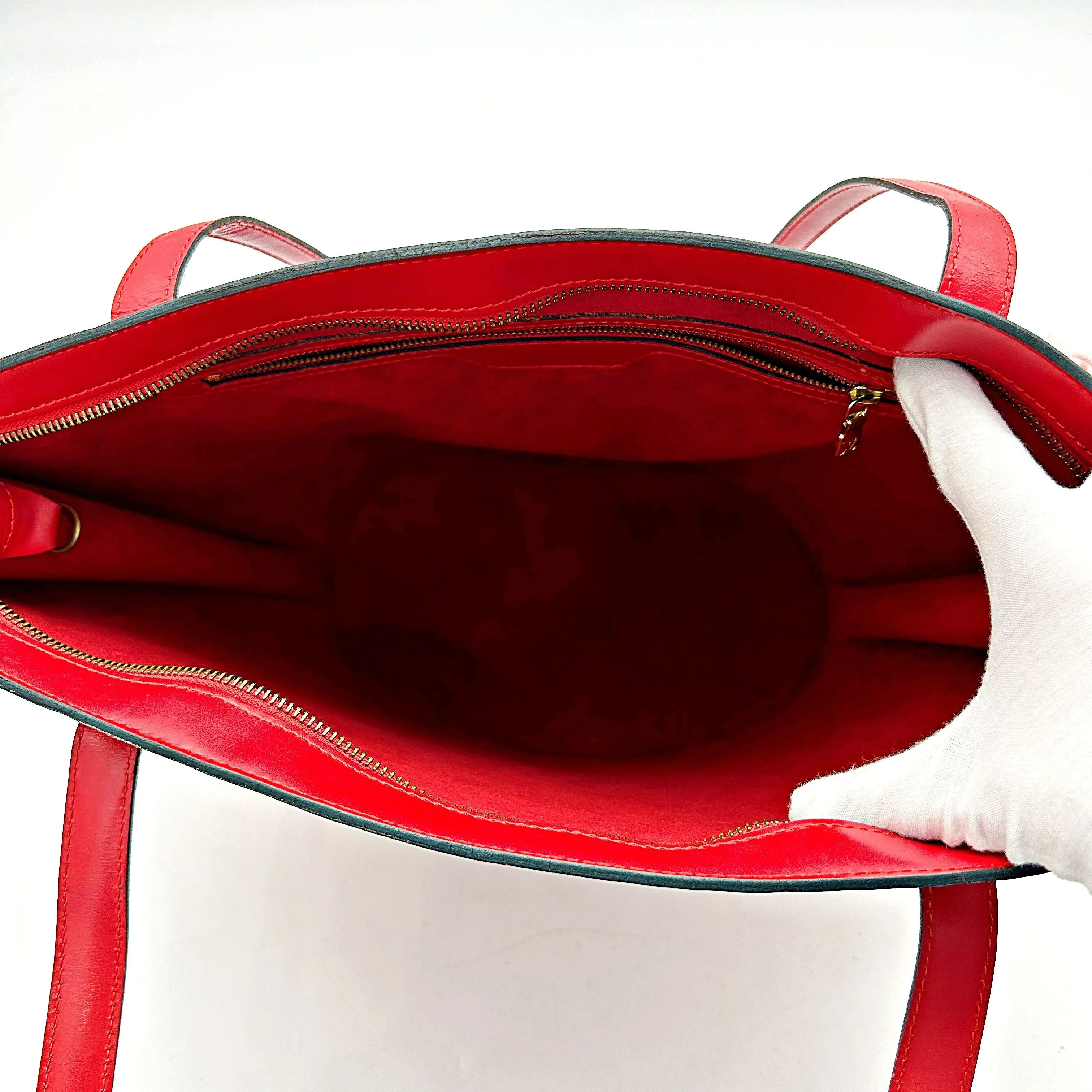 Louis Vuitton Epi Saint-Jacques PM - Red Totes, Handbags AF859