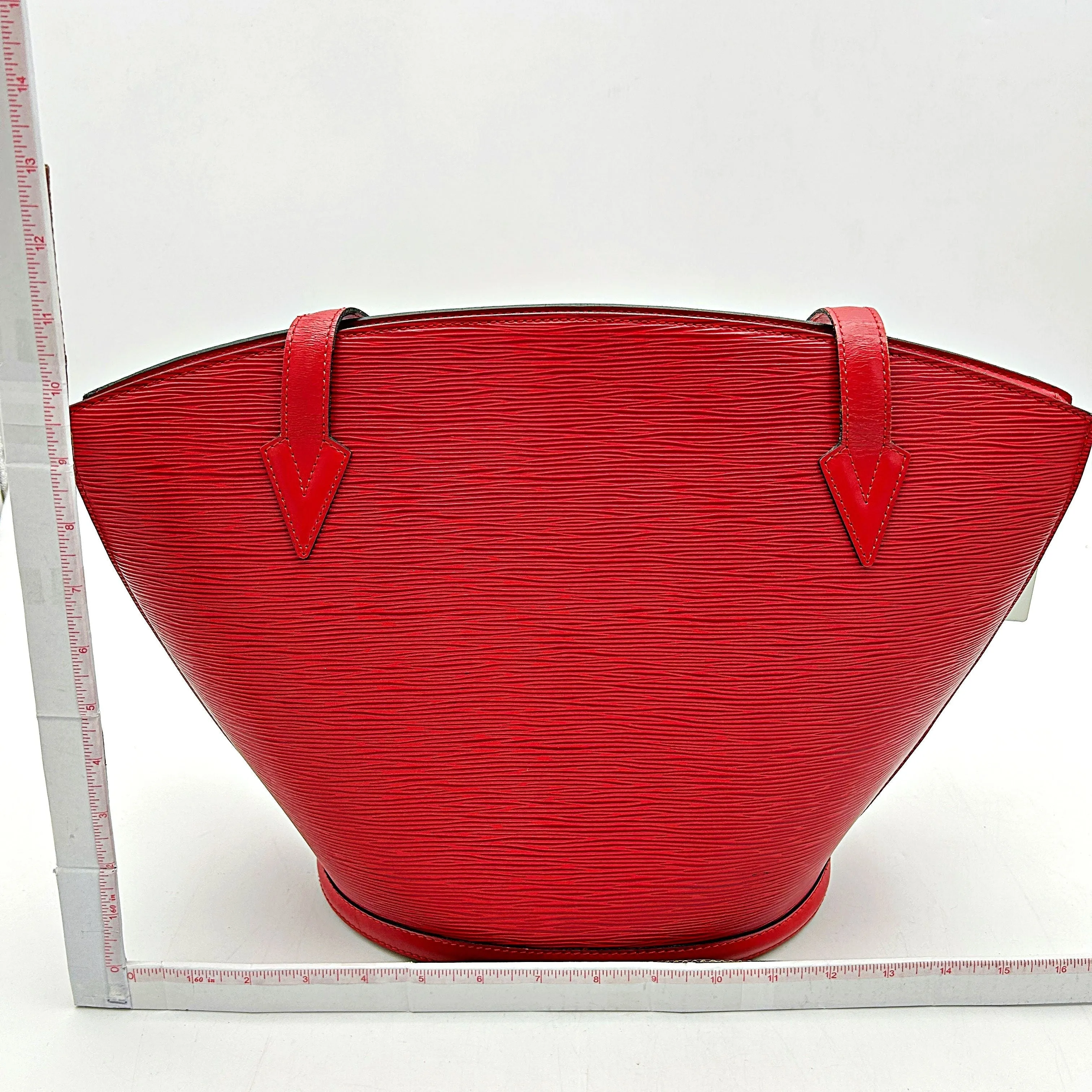 Louis Vuitton Epi Saint-Jacques PM - Red Totes, Handbags AF859