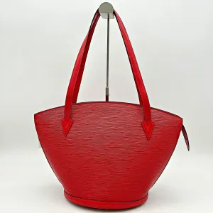 Louis Vuitton Epi Saint-Jacques PM - Red Totes, Handbags AF859