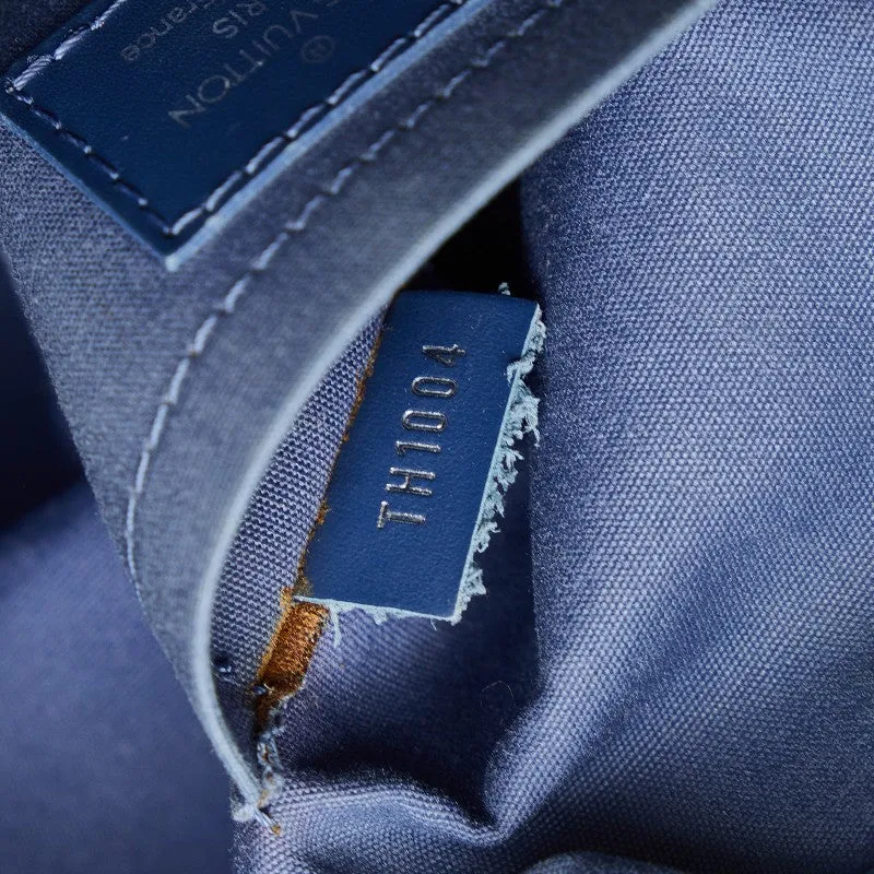 Louis Vuitton Epi Shoulder Bag Leather Blue M58932