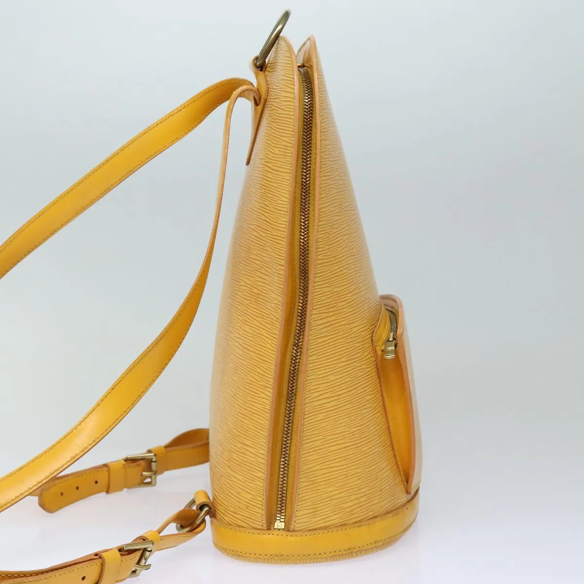 Louis Vuitton Gobelins Yellow Leather Backpack Bag