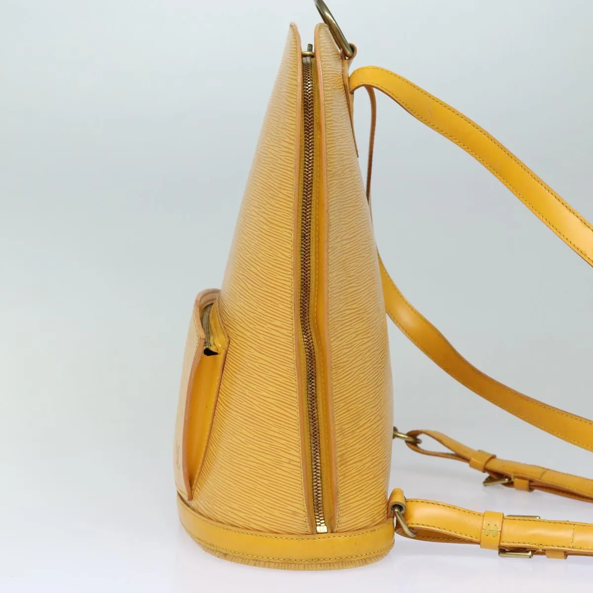 Louis Vuitton Gobelins Yellow Leather Backpack Bag
